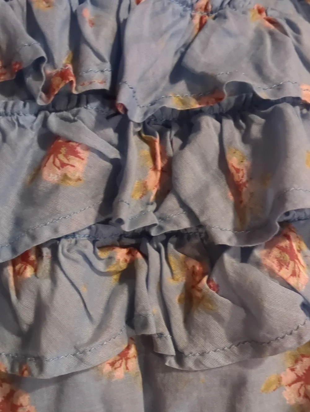 Ruffle Up Bloomer Shorts Blue